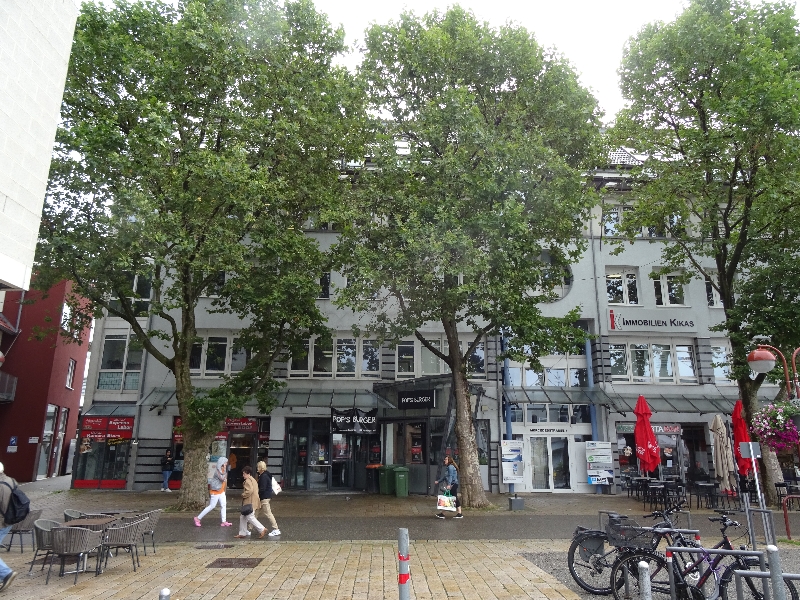 Blick auf das Bürogebäude